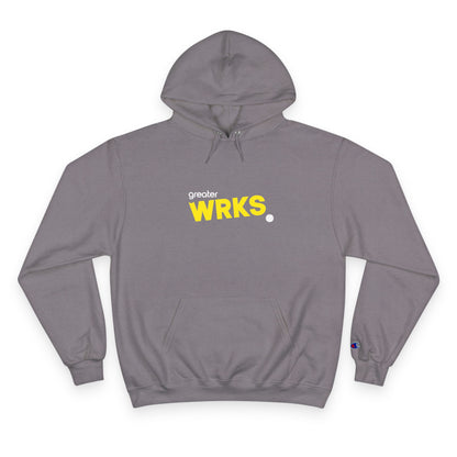 Stylish WRKS Hoodie - Trendy Champion Apparel for Everyday Comfort, Casual Wear, Gift for Friends, Streetwear Fashion, Cozy Layering