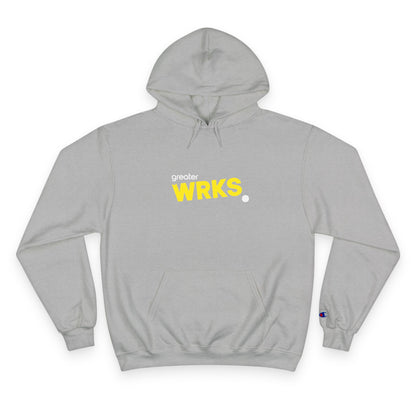 Stylish WRKS Hoodie - Trendy Champion Apparel for Everyday Comfort, Casual Wear, Gift for Friends, Streetwear Fashion, Cozy Layering