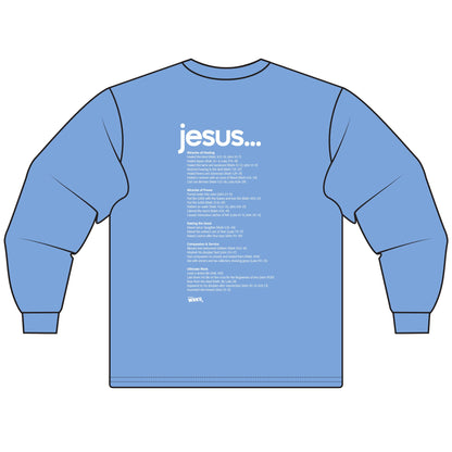 Stylish Unisex Long Sleeve T-Shirt with 'W' Design, Casual Wear, Gift for Him/Her, Inspirational Quote Tee, Everyday Comfort