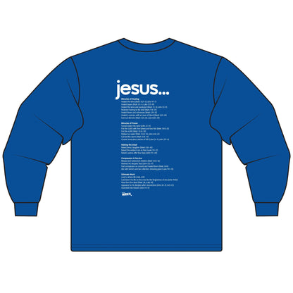 Stylish Unisex Long Sleeve T-Shirt with 'W' Design, Casual Wear, Gift for Him/Her, Inspirational Quote Tee, Everyday Comfort