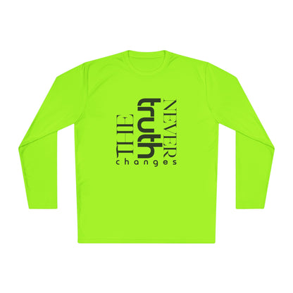 Inspirational Unisex Long Sleeve Tee - 'Truth Never Changes', Faith Apparel, Gifts for Believers, Christian Clothing, Everyday Wear