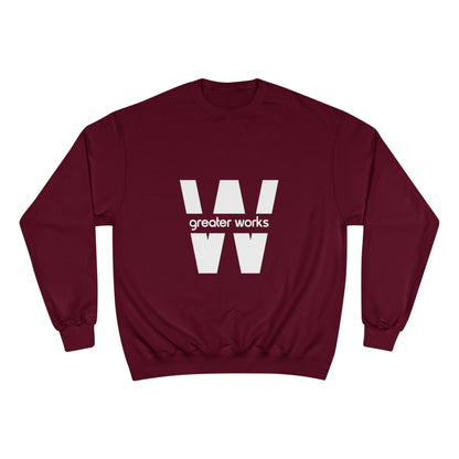 Champion Sweatshirt with Inspirational Message | Cozy Religious Apparel for Spiritual Growth, Faith-Based Gift, Unisex Fashion