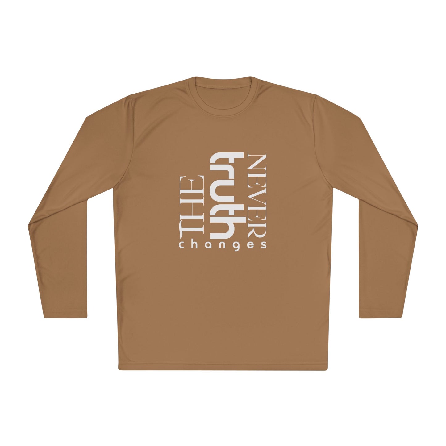 Inspirational Unisex Long Sleeve Tee - 'Truth Never Changes', Faith Apparel, Gifts for Believers, Christian Clothing, Everyday Wear
