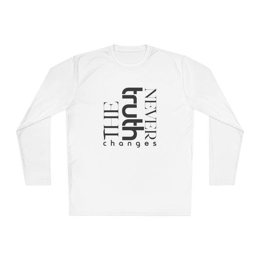 Inspirational Unisex Long Sleeve Tee - 'Truth Never Changes', Faith Apparel, Gifts for Believers, Christian Clothing, Everyday Wear