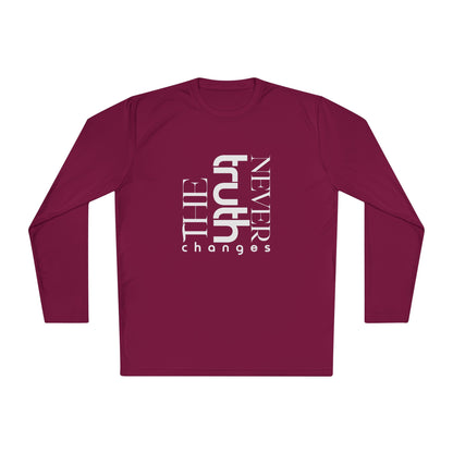 Inspirational Unisex Long Sleeve Tee - 'Truth Never Changes', Faith Apparel, Gifts for Believers, Christian Clothing, Everyday Wear