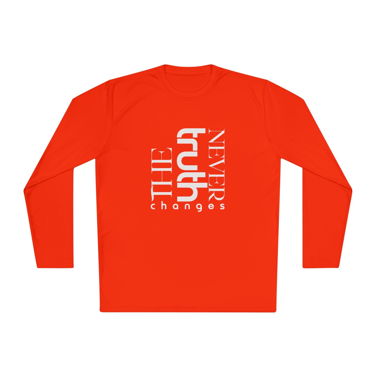Inspirational Unisex Long Sleeve Tee - 'Truth Never Changes', Faith Apparel, Gifts for Believers, Christian Clothing, Everyday Wear