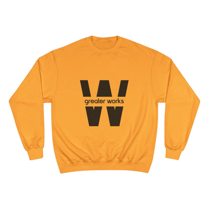 Champion Sweatshirt with Inspirational Message | Cozy Religious Apparel for Spiritual Growth, Faith-Based Gift, Unisex Fashion