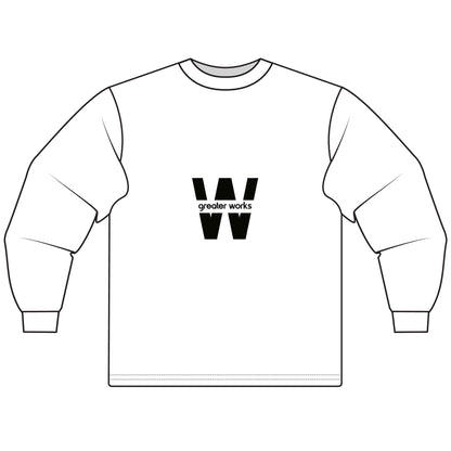 Stylish Unisex Long Sleeve T-Shirt with 'W' Design, Casual Wear, Gift for Him/Her, Inspirational Quote Tee, Everyday Comfort