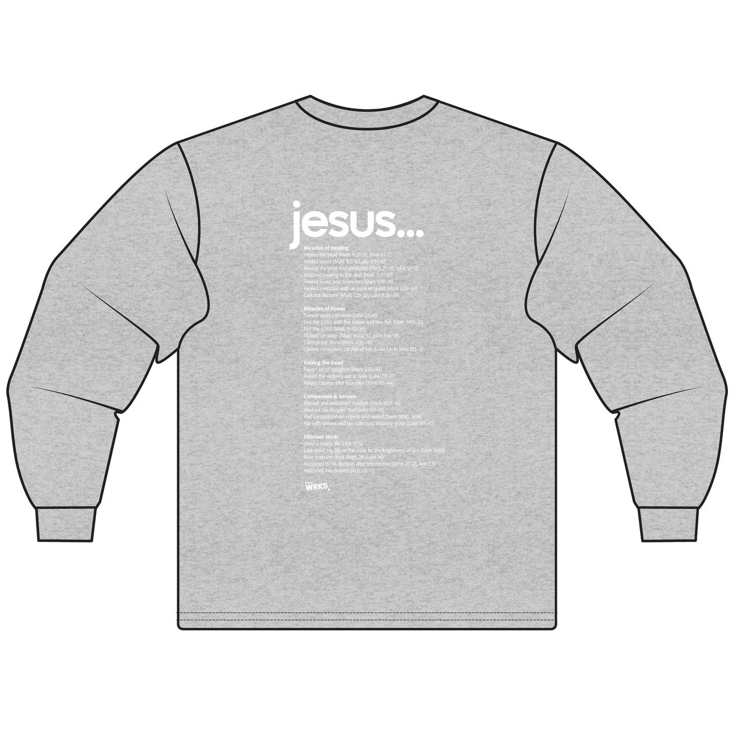 Stylish Unisex Long Sleeve T-Shirt with 'W' Design, Casual Wear, Gift for Him/Her, Inspirational Quote Tee, Everyday Comfort