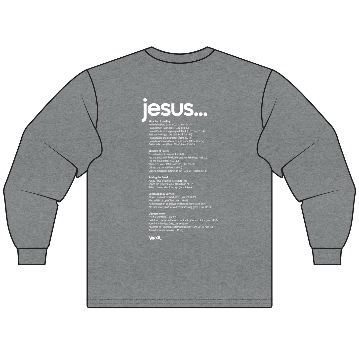 Stylish Unisex Long Sleeve T-Shirt with 'W' Design, Casual Wear, Gift for Him/Her, Inspirational Quote Tee, Everyday Comfort