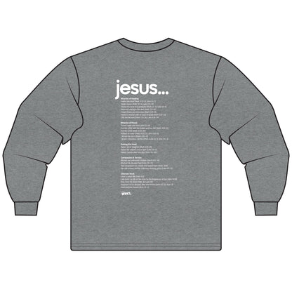 Stylish Unisex Long Sleeve T-Shirt with 'W' Design, Casual Wear, Gift for Him/Her, Inspirational Quote Tee, Everyday Comfort