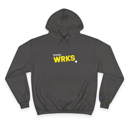 Stylish WRKS Hoodie - Trendy Champion Apparel for Everyday Comfort, Casual Wear, Gift for Friends, Streetwear Fashion, Cozy Layering