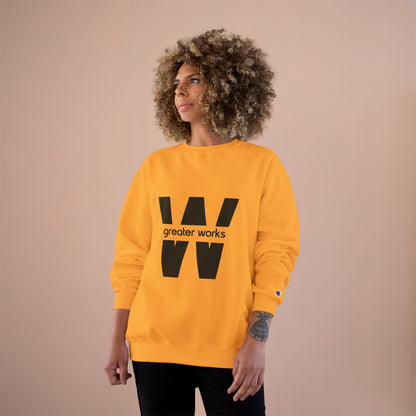 Champion Sweatshirt with Inspirational Message | Cozy Religious Apparel for Spiritual Growth, Faith-Based Gift, Unisex Fashion