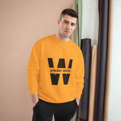 Champion Sweatshirt with Inspirational Message | Cozy Religious Apparel for Spiritual Growth, Faith-Based Gift, Unisex Fashion