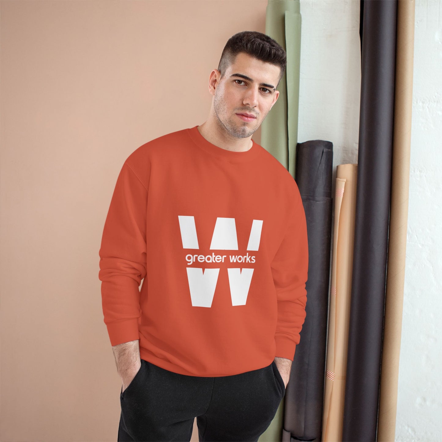 Champion Sweatshirt with Inspirational Message | Cozy Religious Apparel for Spiritual Growth, Faith-Based Gift, Unisex Fashion