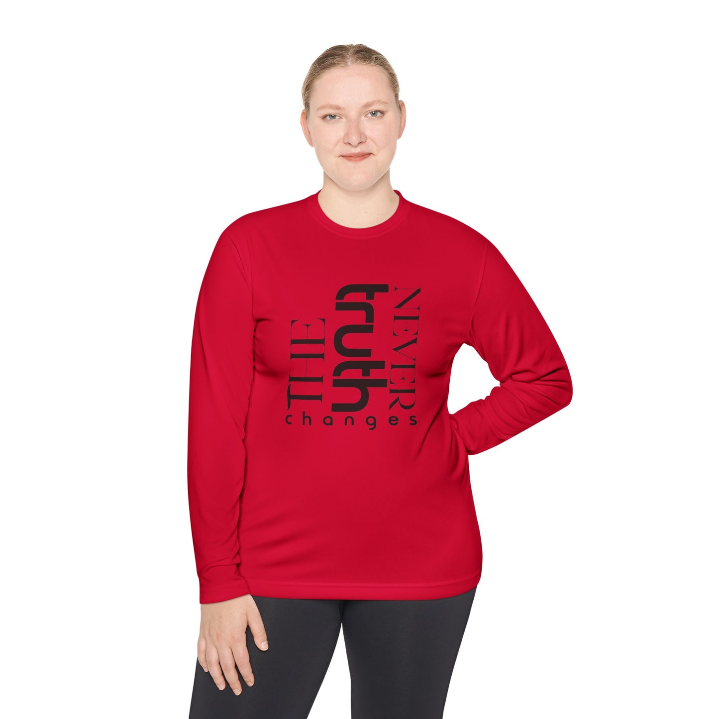 Inspirational Unisex Long Sleeve Tee - 'Truth Never Changes', Faith Apparel, Gifts for Believers, Christian Clothing, Everyday Wear