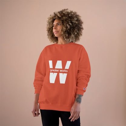 Champion Sweatshirt with Inspirational Message | Cozy Religious Apparel for Spiritual Growth, Faith-Based Gift, Unisex Fashion