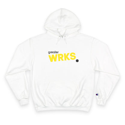 Stylish WRKS Hoodie - Trendy Champion Apparel for Everyday Comfort, Casual Wear, Gift for Friends, Streetwear Fashion, Cozy Layering