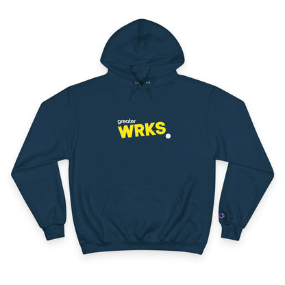 Stylish WRKS Hoodie - Trendy Champion Apparel for Everyday Comfort, Casual Wear, Gift for Friends, Streetwear Fashion, Cozy Layering