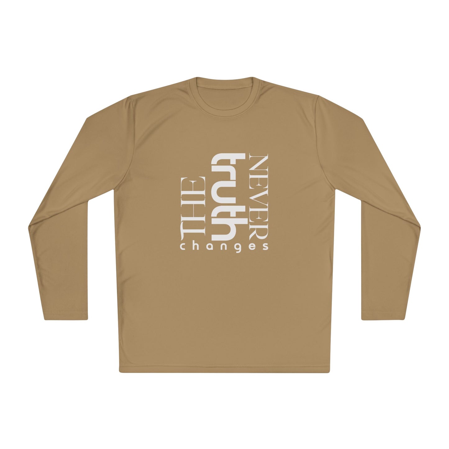 Inspirational Unisex Long Sleeve Tee - 'Truth Never Changes', Faith Apparel, Gifts for Believers, Christian Clothing, Everyday Wear