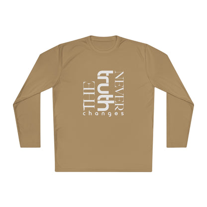 Inspirational Unisex Long Sleeve Tee - 'Truth Never Changes', Faith Apparel, Gifts for Believers, Christian Clothing, Everyday Wear