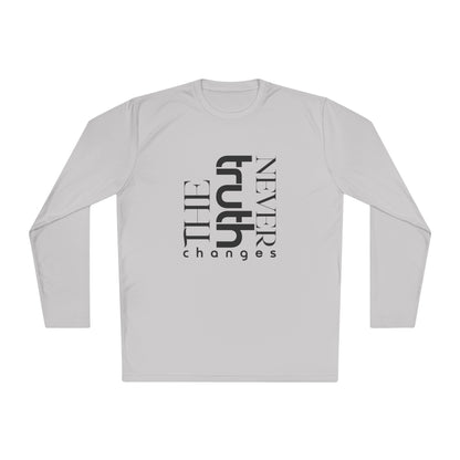 Inspirational Unisex Long Sleeve Tee - 'Truth Never Changes', Faith Apparel, Gifts for Believers, Christian Clothing, Everyday Wear