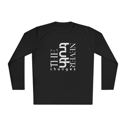 Inspirational Unisex Long Sleeve Tee - 'Truth Never Changes', Faith Apparel, Gifts for Believers, Christian Clothing, Everyday Wear