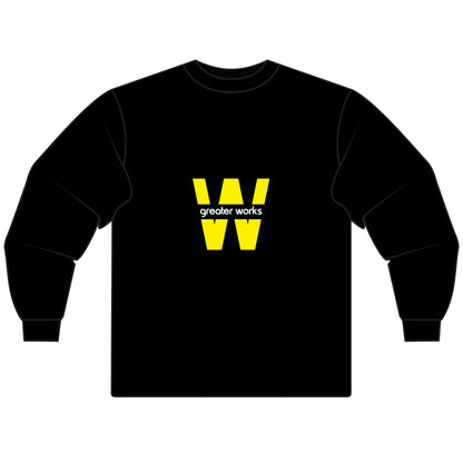 Stylish Unisex Long Sleeve T-Shirt with 'W' Design, Casual Wear, Gift for Him/Her, Inspirational Quote Tee, Everyday Comfort