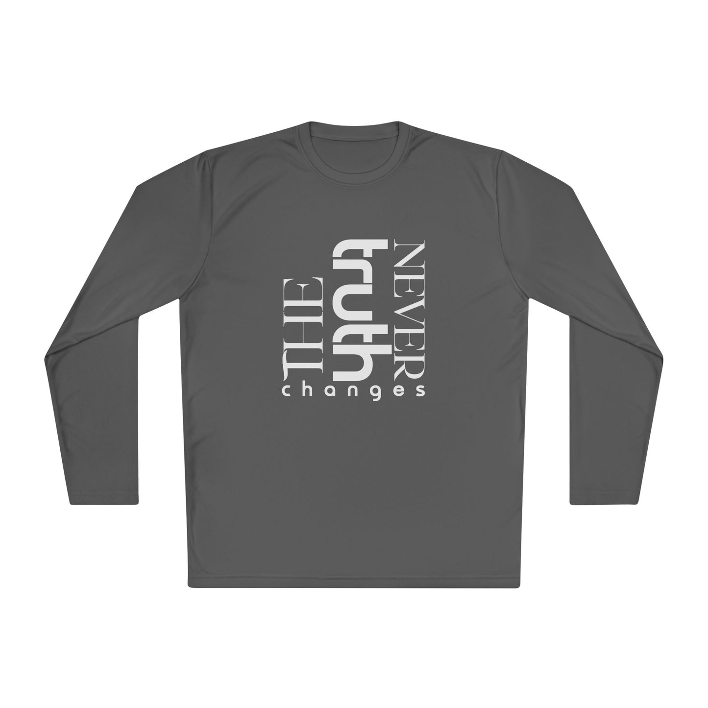 Inspirational Unisex Long Sleeve Tee - 'Truth Never Changes', Faith Apparel, Gifts for Believers, Christian Clothing, Everyday Wear