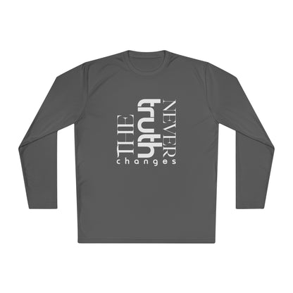 Inspirational Unisex Long Sleeve Tee - 'Truth Never Changes', Faith Apparel, Gifts for Believers, Christian Clothing, Everyday Wear