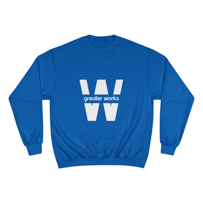 Champion Sweatshirt with Inspirational Message | Cozy Religious Apparel for Spiritual Growth, Faith-Based Gift, Unisex Fashion