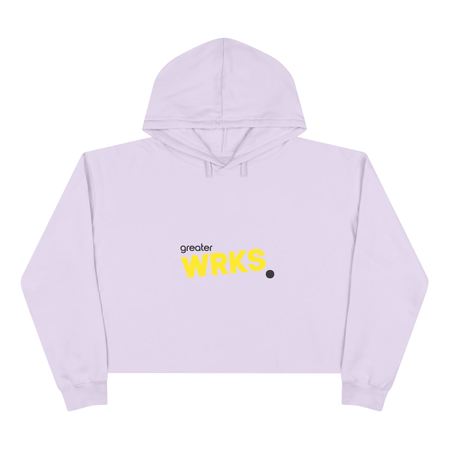 Faith-Inspired Crop Hoodie - WRKS Design, Comfortable Streetwear, Inspirational Gift, Stylish Layering, Daily Wear, Religious Apparel