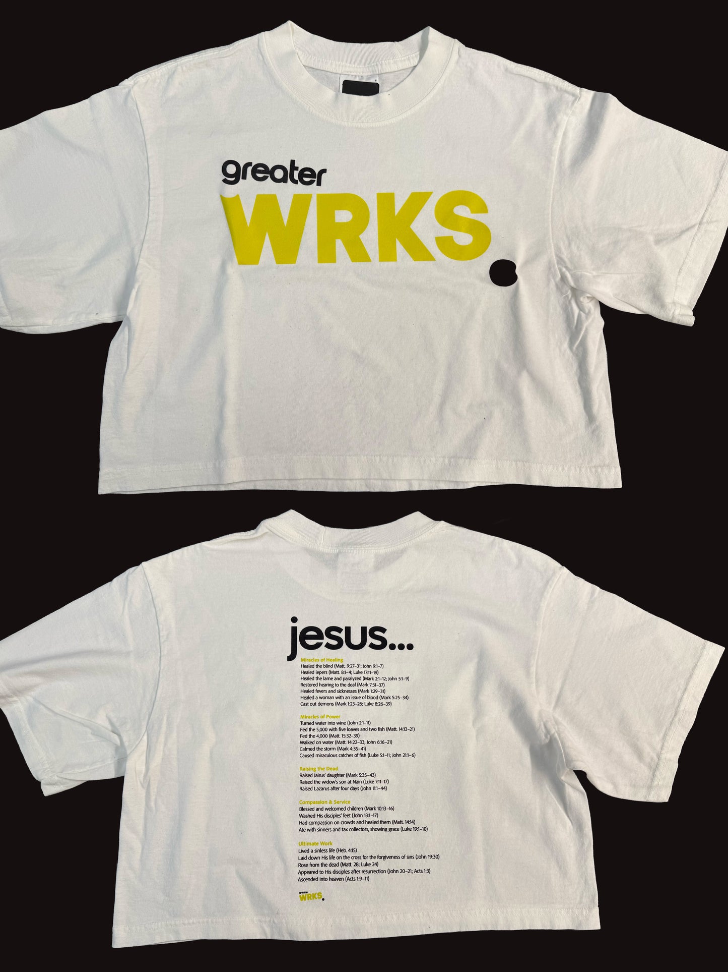 Greater Wrks Fitness Apparel: Crop Top T-Shirt