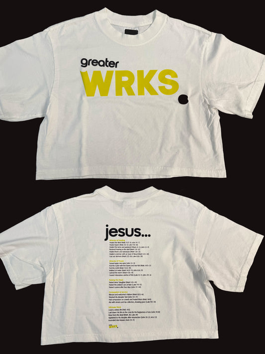 Greater Wrks Fitness Apparel: Crop Top T-Shirt